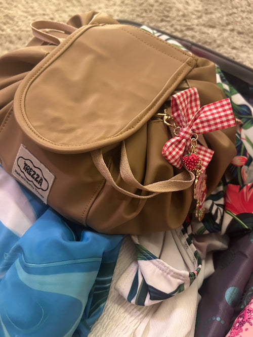 Beige Baggie Bag