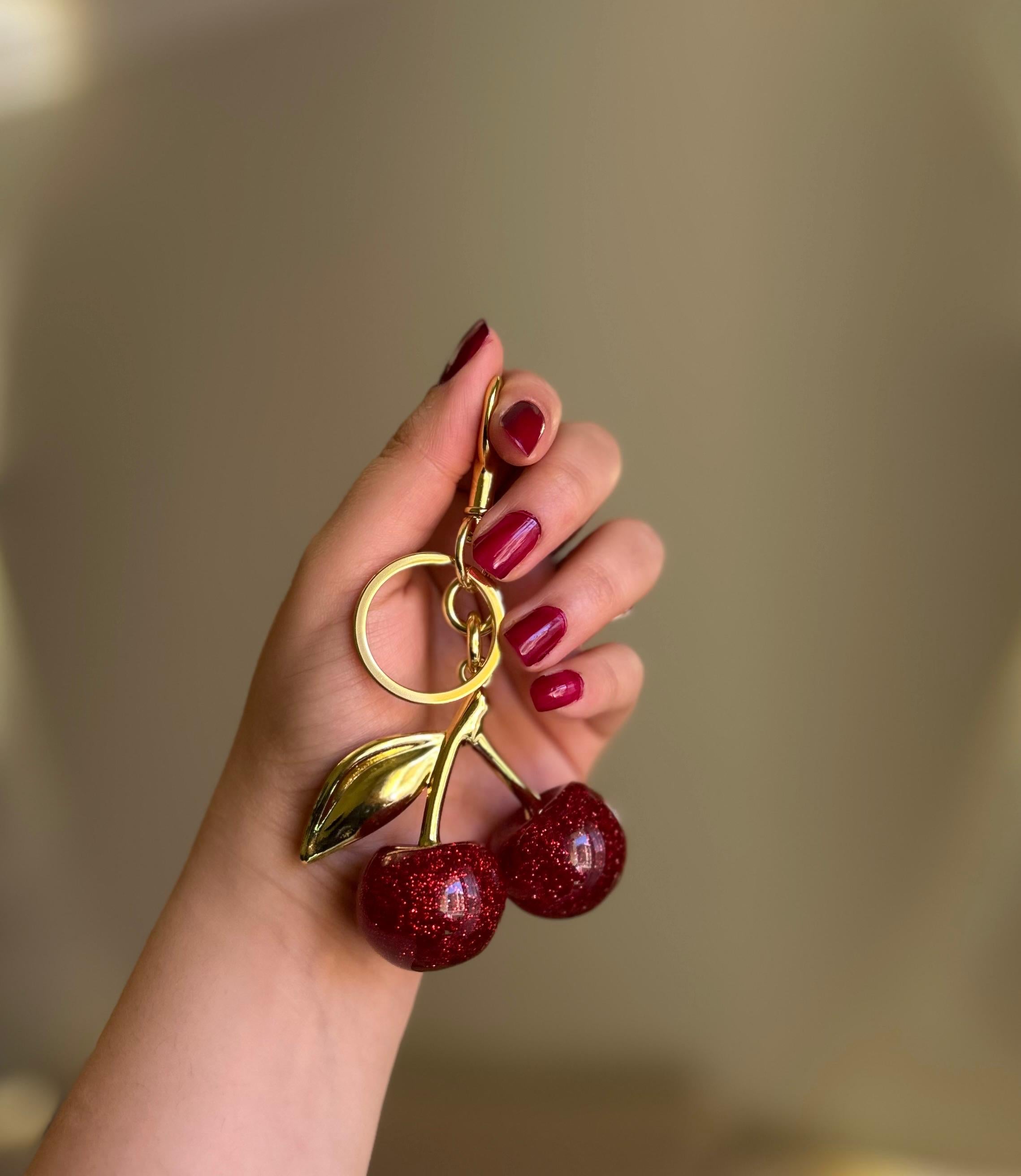 Cherry Bag Charm
