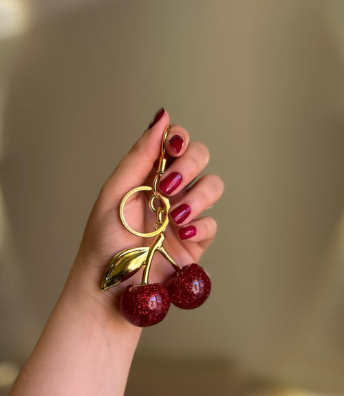 Cherry Bag Charm