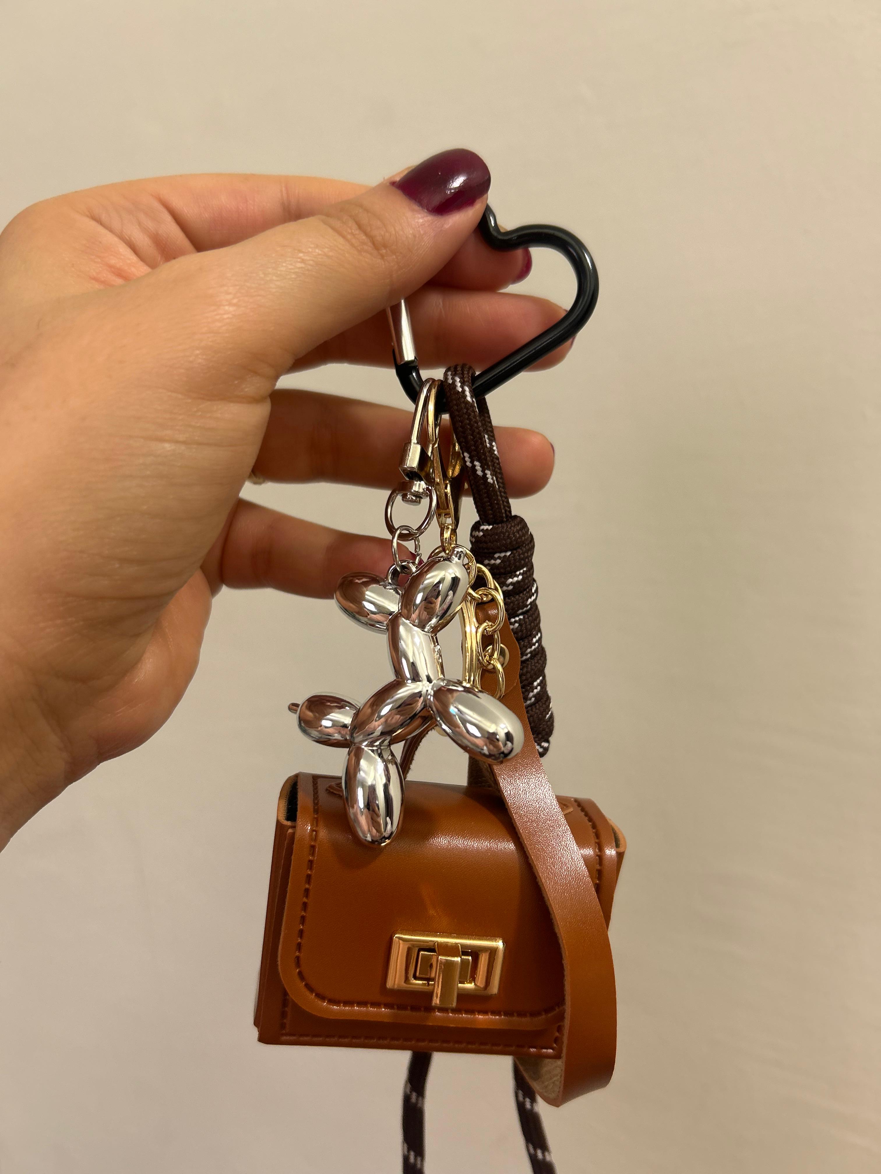 Trezza Brown Lil’ Bag Charm – Mini Bag You Can Open