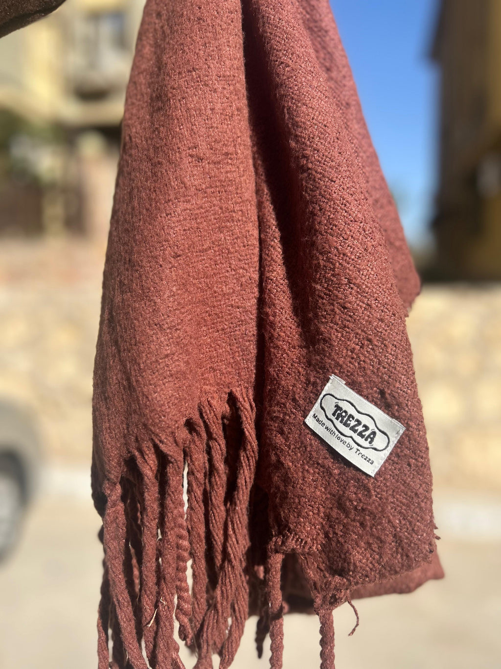 Cozy Scarf – Burgundy Soft Winter Scarf for Women