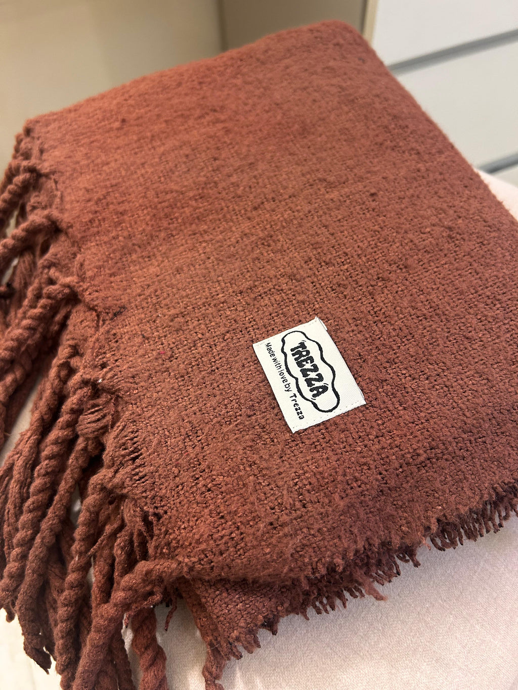 Cozy Scarf – Burgundy Soft Winter Scarf for Women