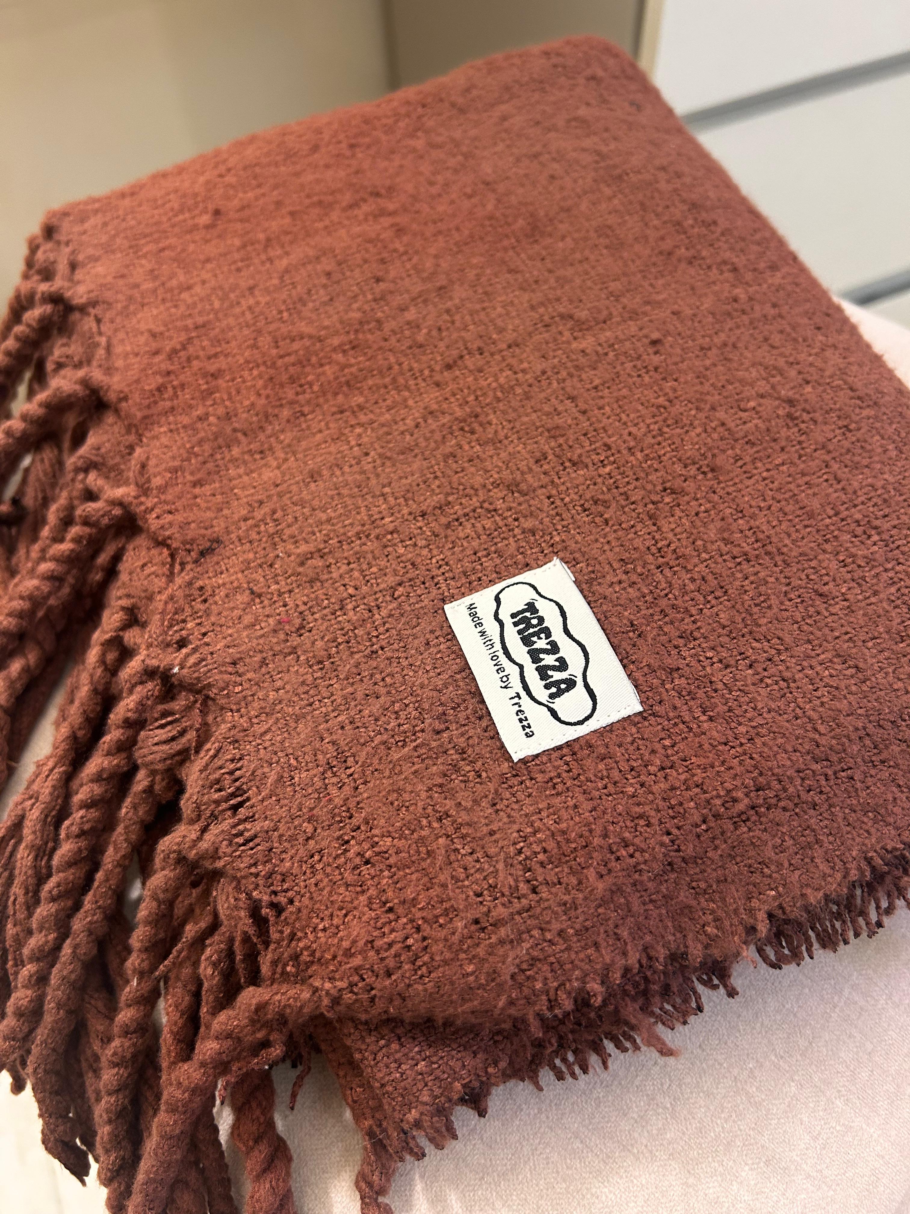 Cozy Scarf – Burgundy Soft Winter Scarf for Women